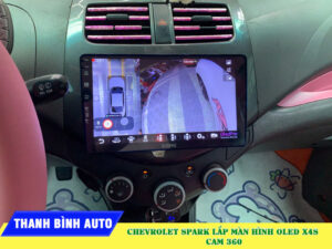 Chevrolet Spark lên màn hình Oled X4S Thanh Bình Auto