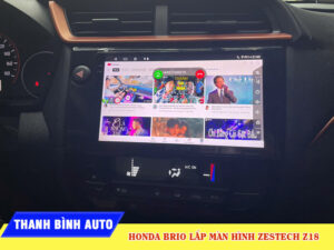 Màn hình Zestech Z18 gắn cho xe Honda Brio 1 Màn hình Zestech Z18 gắn cho xe Honda Brio Thanh Bình Auto