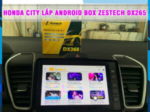 Honda City gắn Android Box Zestech DX265 TB Auto