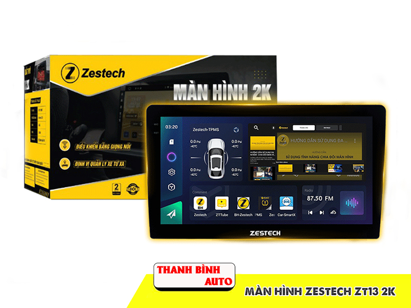 Màn hình Zestech ZT13 2K 8 Địa chỉ lắp màn hình Zestech ZT13 2K uy tín chất lượng tại TP HCM