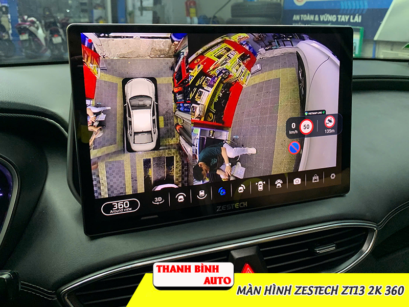 Màn hình Zestech ZT13 2K 360 9 Địa chỉ lắp màn hình Zestech ZT13 2K 360 uy tín chất lượng tại Quận Gò Vấp