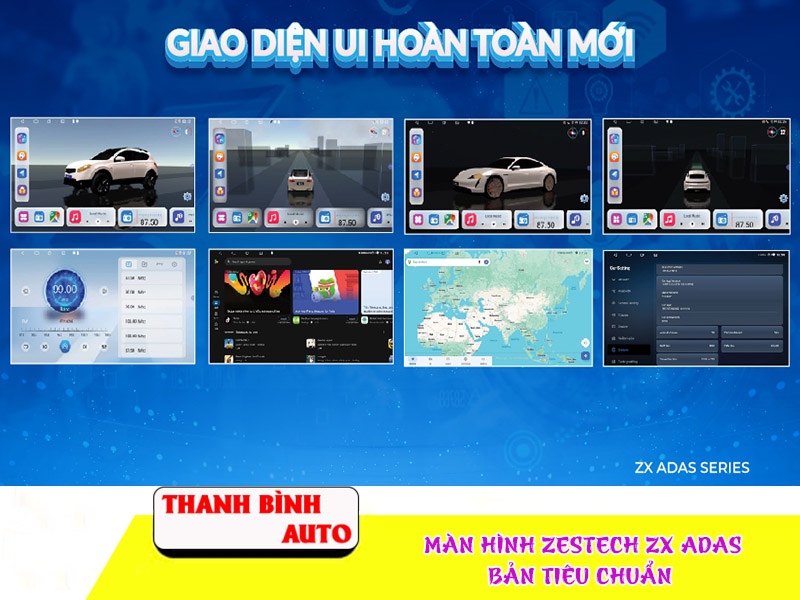 Màn hình Zestech ZX ADAS Bản Tiêu Chuẩn 7 Địa chỉ lắp màn hình Zestech ZX ADAS Bản Tiêu Chuẩn uy tín chất lượng tại TPHCM