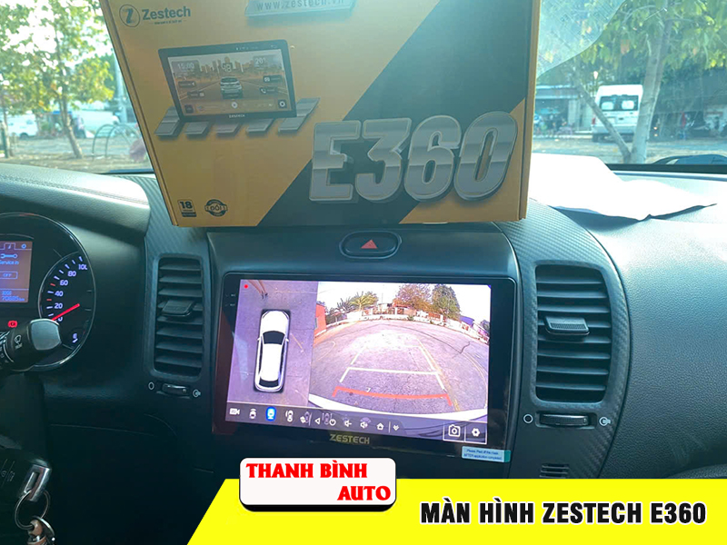 Màn hình Zestech E360 12 Màn hình Zestech E360 liền Cam 360 hỗ trợ bạn lái xe an toàn hơn
