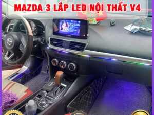 Led nội thất V4 lắp cho xe Mazda 3 TB Auto