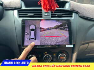 Mazda BT50 lắp màn hình Zestech E360 3 Mazda BT50 lắp màn hình Zestech E360 Thanh Bình Auto