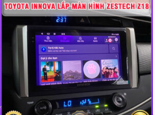Toyota Innova lắp màn hình Zestech Z18 TB Auto