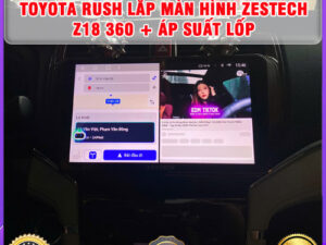 Toyota Rush gắn màn hình Zestech Z18 360 và cảm biến áp suất lốp TB Auto