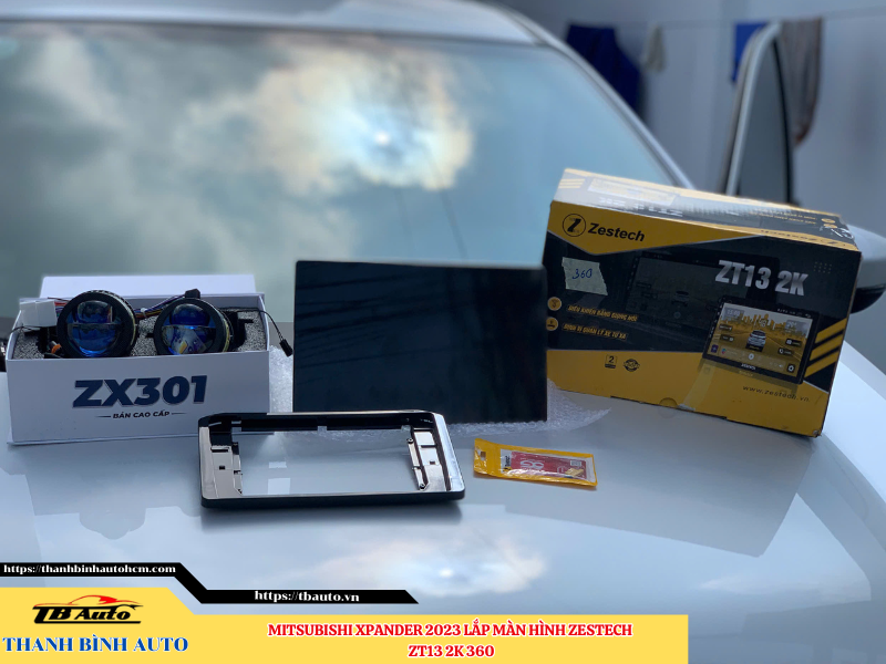 Mitsubishi Xpander 2023 gắn màn hình Zestech ZT13 2K 360 TB Auto