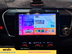 Màn hình Oled X4 lắp cho xe Honda City 1 Màn hình Oled X4 lắp cho xe Honda City TB Auto