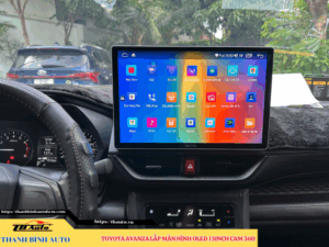 Toyota Avanza lên màn hình Oled 13inch Cam 360 2 Toyota Avanza lên màn hình Oled 13inch Cam 360 TB Auto
