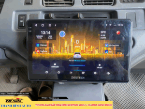Toyota Zace gắn màn hình Zestech S100J + Camera hành trình 1 Toyota Zace gắn màn hình Zestech S100J + Camera hành trình TB Auto