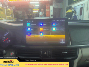 Kia Optima 2018 - 2024 lên màn hình Zestech ZT 2K 360 bản Base TB Auto