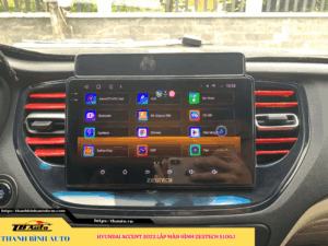 Hyundai Accent 2022 gắn màn hình Zestech S100J TB Auto