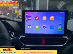 Toyota Raize gắn màn hình Zestech E360 1 Toyota Raize gắn màn hình Zestech E360 TB Auto
