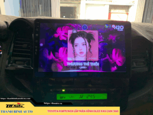 Toyota Fortuner gắn màn hình Oled X4S Cam 360 2 Toyota Fortuner gắn màn hình Oled X4S Cam 360 TB Auto