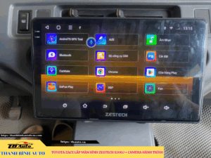 Toyota Zace gắn màn hình Zestech S100J + Camera hành trình 2 Toyota Zace gắn màn hình Zestech S100J + Camera hành trình TB Auto
