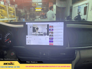 Kia Optima 2018 - 2024 lên màn hình Zestech ZT 2K 360 bản Base TB Auto