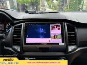 Ford Ranger gắn màn hình Zestech E360 3 Ford Ranger gắn màn hình Zestech E360 TB Auto