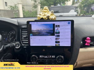 Mitsubishi Outlander lên màn hình Zestech ZT 2K 360 bản Base TB Auto