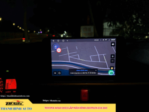 Toyota Wigo 2023 lên màn hình Zestech Z18 360 TB Auto