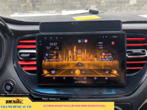 Hyundai Accent 2022 gắn màn hình Zestech S100J TB Auto