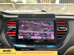 Hyundai Accent 2022 gắn màn hình Zestech S100J TB Auto