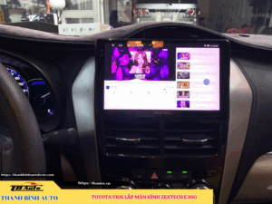 Lắp màn hình Zestech E360 cho xe Toyota Vios 3 Lắp màn hình Zestech E360 cho xe Toyota Vios TB Auto