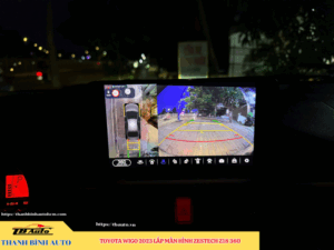 Toyota Wigo 2023 lên màn hình Zestech Z18 360 TB Auto