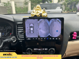 Mitsubishi Outlander lên màn hình Zestech ZT 2K 360 bản Base TB Auto