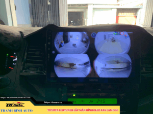 Toyota Fortuner gắn màn hình Oled X4S Cam 360 5 Toyota Fortuner gắn màn hình Oled X4S Cam 360 TB Auto