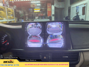 Kia Optima 2018 - 2024 lên màn hình Zestech ZT 2K 360 bản Base TB Auto