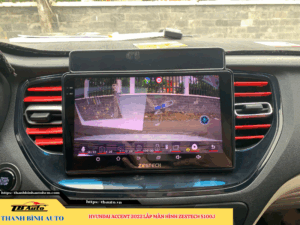 Hyundai Accent 2022 gắn màn hình Zestech S100J TB Auto