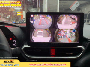Toyota Raize gắn màn hình Zestech E360 4 Toyota Raize gắn màn hình Zestech E360 TB Auto