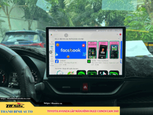 Toyota Avanza lên màn hình Oled 13inch Cam 360 4 Toyota Avanza lên màn hình Oled 13inch Cam 360 TB Auto