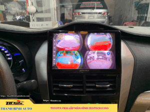 Lắp màn hình Zestech E360 cho xe Toyota Vios 6 Lắp màn hình Zestech E360 cho xe Toyota Vios TB Auto