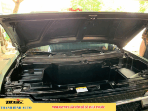 VinFast VF3 gắn cốp để đồ phía trước 5 VinFast VF3 lắp cốp để đồ phía trước TB Auto