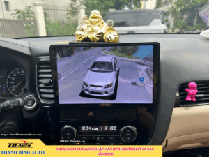 Mitsubishi Outlander lên màn hình Zestech ZT 2K 360 bản Base TB Auto