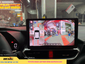 Toyota Raize gắn màn hình Zestech E360 6 Toyota Raize gắn màn hình Zestech E360 TB Auto