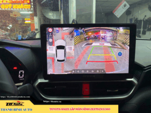 Toyota Raize gắn màn hình Zestech E360 5 Toyota Raize gắn màn hình Zestech E360 TB Auto