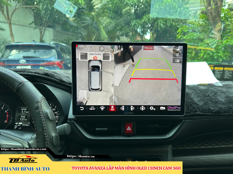 Toyota Avanza lên màn hình Oled 13inch Cam 360 14 Toyota Avanza lên màn hình Oled 13inch Cam 360 TB Auto