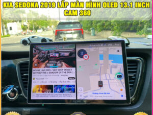 Kia Sedona 2019 gắn màn hình Oled 13.1inch Cam 360 TB Auto