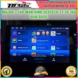 Mazda 2 gắn màn hình Zestech ZT 2K 360 TB Auto