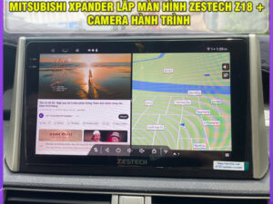 Mitsubishi Xpander gắn màn hình Zestech Z18 + Camera hành trình TB Auto