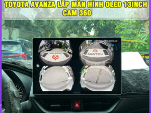 Toyota Avanza lên màn hình Oled 13inch Cam 360 TB Auto