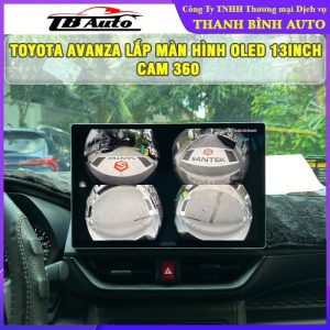 Toyota Avanza lên màn hình Oled 13inch Cam 360 TB Auto