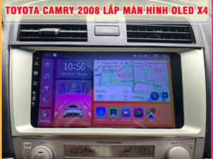 Toyota Camry 2008 - 2017 lắp màn hình Oled X4 TB Auto