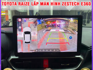 Toyota Raize gắn màn hình Zestech E360 TB Auto