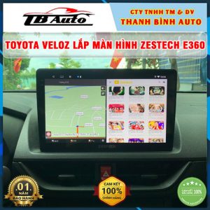 Toyota Veloz lắp màn hình Zestech E360 TB Auto