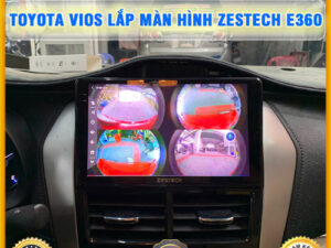 Lắp màn hình Zestech E360 cho xe Toyota Vios TB Auto