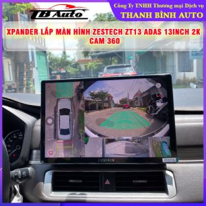 Mitsubishi Xpander gắn màn hình Zestech ZT13 ADAS 13inch 2K Camera 360 TB Auto